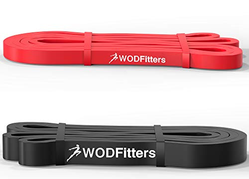 Wodfitters Resistance Band Bundle - 1 Red And 1 Black Pull Up Assistance Band #TOP10