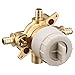 Moen U140XS M-CORE 3-Series 4 Port Tub and Shower Pre-Fabricated Mixing Valve with Crimp Ring PEX Connections and Stops, or Unfinished