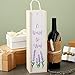 Juvale 2 Pack Unfinished Wooden Wine Boxes with Handles for DIY Crafts, Gifts, Birthday and Housewarming Parties, Customizable with Paint, Engravings, and Imprints (14x4 in)