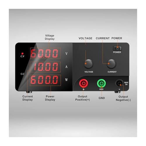 Alimentation CC de laboratoire 60V 10A variable stabilisée blanche R-SPS6010