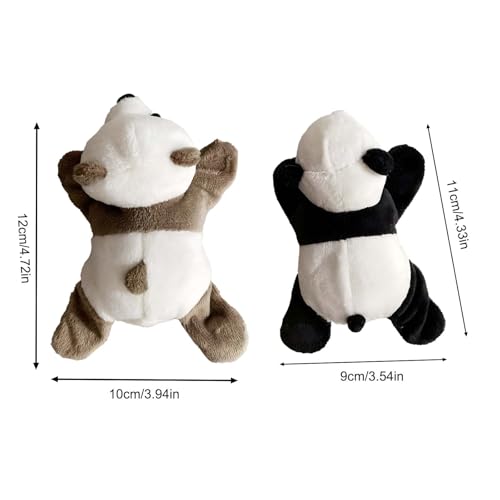 Imanes de nevera con diseño de panda de peluche miniatura 6