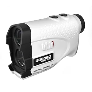 Gogogo Sport Vpro GS24 Golf & Hunting Laser Rangefinder, 7X Magnification, 1200 Yard Distance Measuring Range Finder with High-Precision Flag Pole Locking Vibration Function Slope Mode Continuous Scan