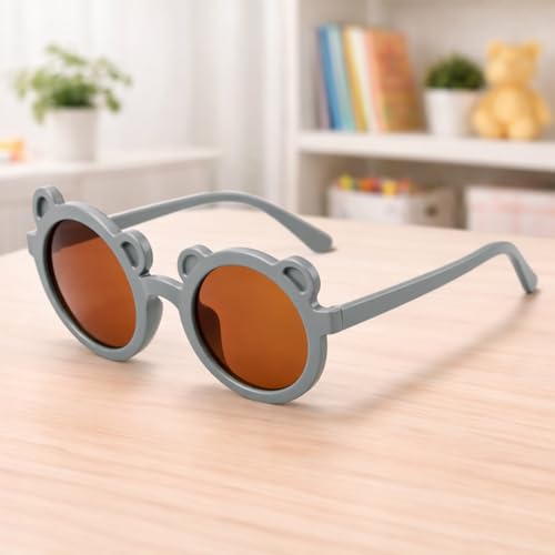 Image of SYGA Kids Goggles, UV Protection Eyewears with Round Shape Monkey Style, Suitable for Age 3 to 8 Years