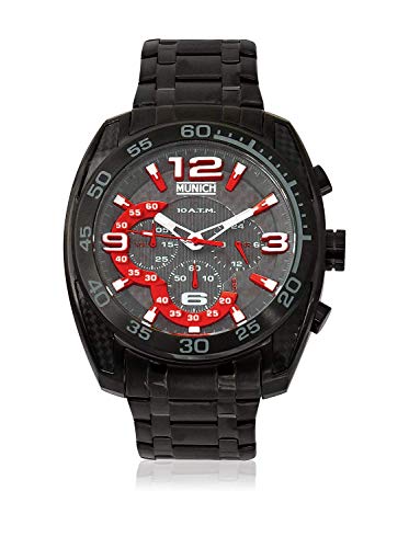 Munich Reloj Analógico para Unisex Adultos de Cuarzo con Correa en Acero Inoxidable MU+134.1A