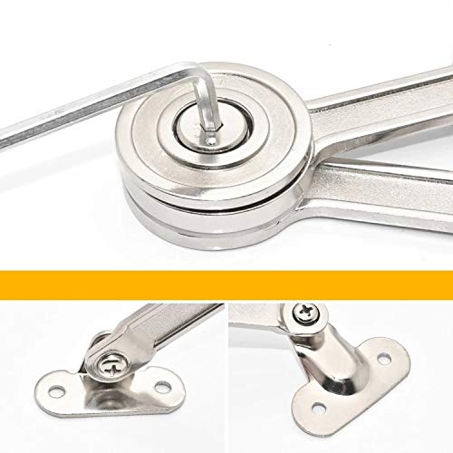 Charnière hydraulique en alliage de zinc durable pour support de levage d'armoire