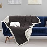 Waterproof Blanket for Dogs,Pee Urine Liquid Proof Blanket for Couch Sofa Bed,Soft Reversible Furniture Protector Cover,Sherpa Pet Blanket for Small Medium Large Dog Cat,80x60 inches