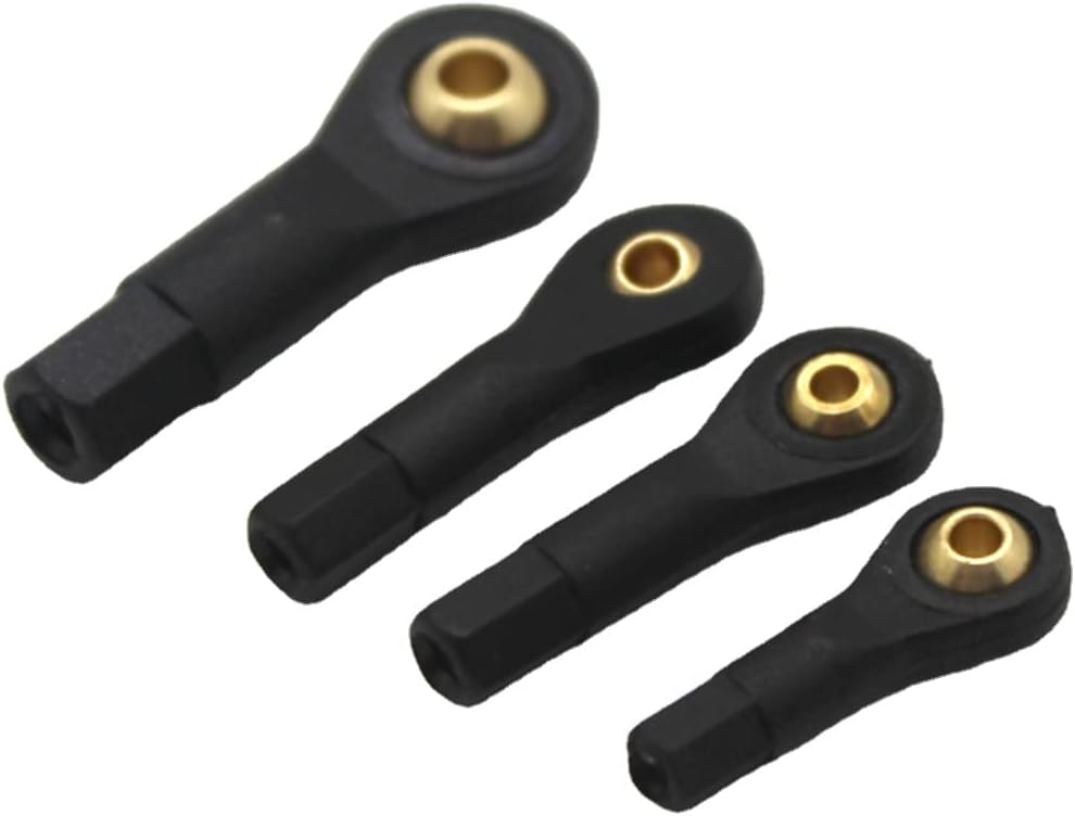4pcs Nylon Ball Head Universal Ball Head Nylon Link Rod End Ball Joint Head for RC Crawler Car M2 M3 M4 M5