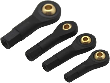 4pcs Nylon Ball Head Universal Ball Head Nylon Link Rod End Ball Joint Head for RC Crawler Car M2 M3 M4 M5