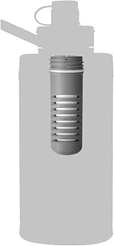 Collapsible Squeeze Bottle Replacement Filter, Water Purifier Replacement Filter for Camping Hiking Cycling Outdoor Sports