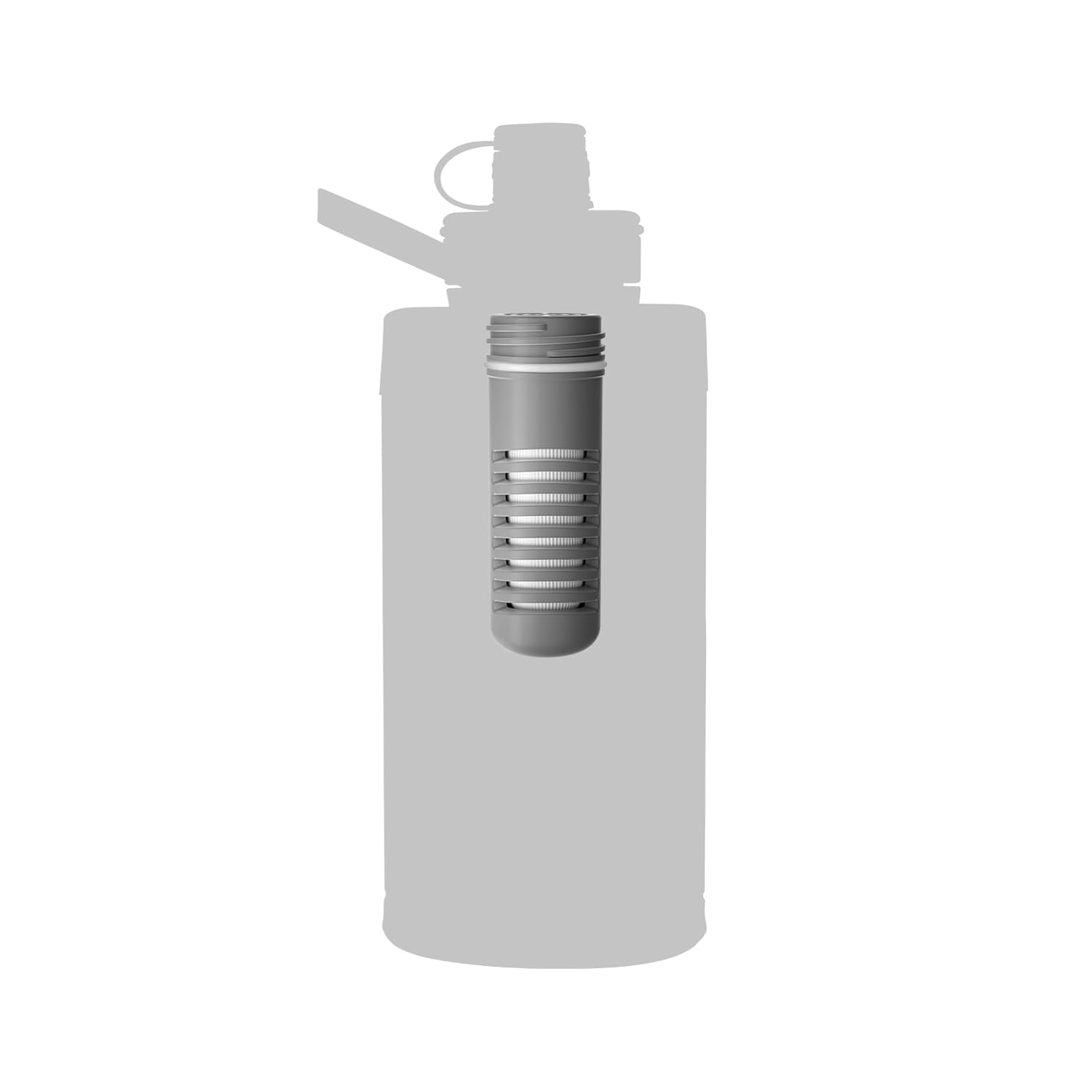 Collapsible Squeeze Bottle Replacement Filter, Water Purifier Replacement Filter for Camping Hiking Cycling Outdoor Sports