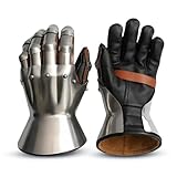 NauticalMart Medieval Gauntlets 18 Gauge Steel Armor for LARP and Reenactment Enthusiasts - Authentic Knight Costume Accessory with Flexible Design for Natural Movement