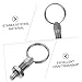 STOBOK 3Pcs Stainless Steel Spring Plungers Non Lock Out Safety Pin Mechanical Accessories Knob Plunger for Reliable Industrial Applications