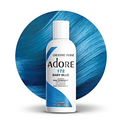 Creative Image Adore Semi-Permanent Hair Color (172 Baby Blue) by Adore