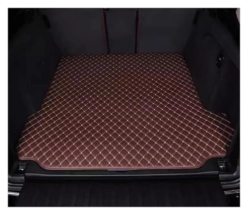Tapis de coffre BMW G11 finition premium cuir artificiel AR accessoires café