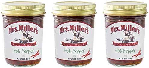 Mrs. Miller's Homemade Jelly, Hot Pepper, 9 OZ (Pack of 3) image 4