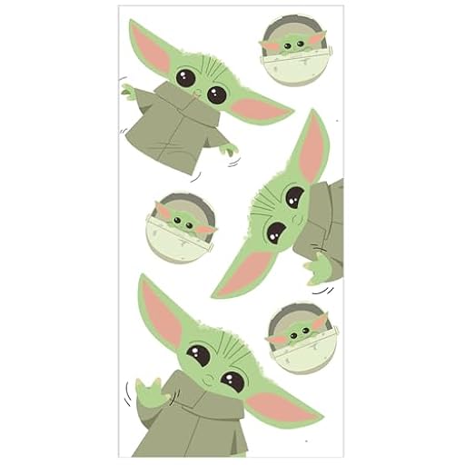 Jerry Fabrics Star Wars Mandalorian Baby Yoda - Toalla de ducha (70 x 140 cm) | Ya disponible en tu tienda friki favorita! En mundofriki.es!