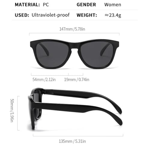 Lunettes de soleil rétro à verres miroir dégradé pour protéger vos yeux - 5