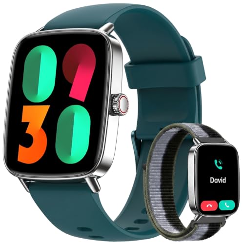 ENOMIR Smart Watch for Women Answer Phone Health Monitoring with 2 Bands