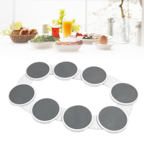 Mesa de Comedor Expandible, Plato Giratorio para Gabinete con Rotación de 360 ​​Grados, Versátil Resistente Al Calor para Mesa de Comedor Rectangular, Despensa, Cocina, Encimera