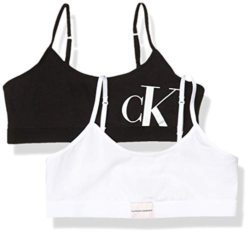 Calvin Klein Big Girls Cotton Training Bra 2 Pack Bralette