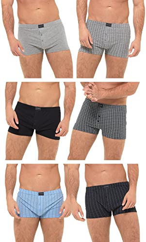 undercover lingerie 6 Pairs Mens Cotton Rich Boxers Large