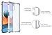 mtb more energy® Hülle Crystal Armor kompatibel mit LG Velvet (LM-G900, 6.8'') - verstärkte Ecken - Anti Shock Schutzhülle Case Cover Tasche