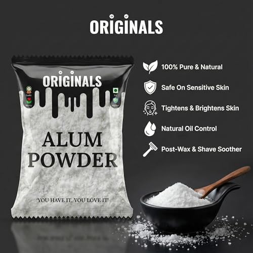 Image of Originals Pure Alum Powder (Fitkari) - 100% Pure and Safe for Face, Skin, Acne, Shaving, Teeth 3 kg