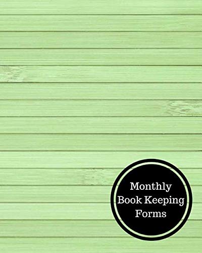 Monthly Book Keeping Forms: Monthly Bookkeeping Log