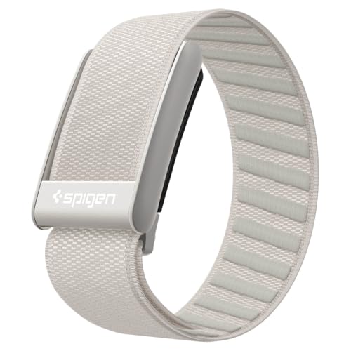 Spigen WBF3 for WHOOP band compatible with Whoop 5.0 Strap Breathable Nylon Replacement Wristband with Secure Fit for Fitness & Training - Starlight