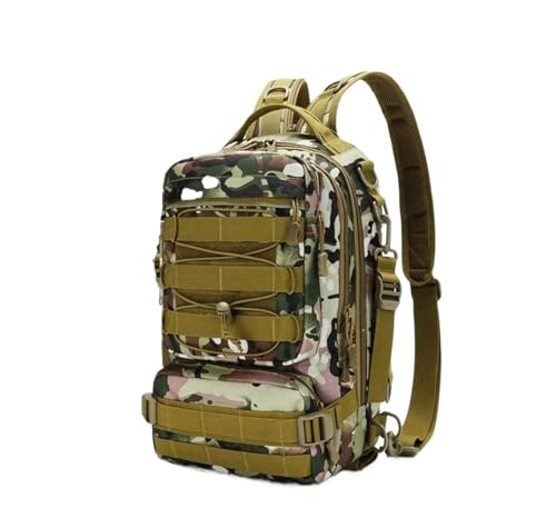 Sac de poitrine de pêche multifonctionnel et sac à dos outdoor