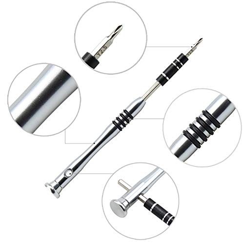 Precyzyjny śrubokręt Set Ratchet Magnetic Sterownik 60/25 w 1 Torx Hex Bit Multitool Bits Naprawa Naprawa Ręcznie Naprawa Zestaw narzędzi(Black)