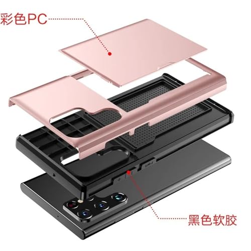 Coque Samsung S24 Ultra et A55 protégeant des chutes avec rangement cartes - 6