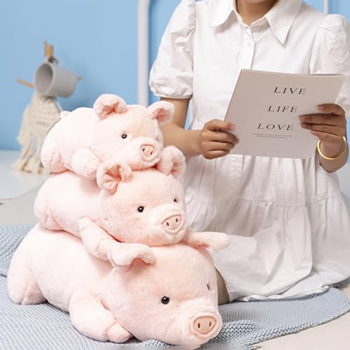 Fawowe Weighted Stuffed Animals, 5lbs Weighted Pig Stuffed Animal Cute Pig Plush Animals Hugging Pillow Toy Gifts for Adults and Kids, 24.9 inch - Thumbnail 4