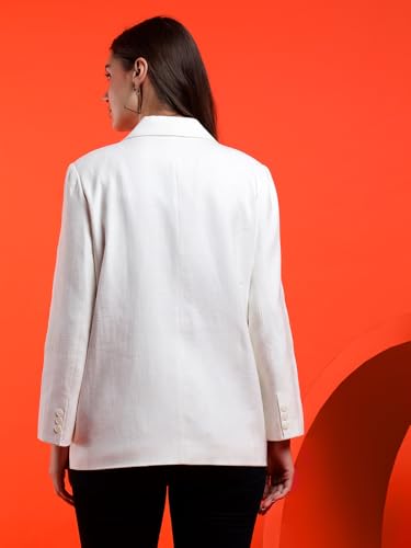 Image of KOTTY Womens Cotton Blend Standard Length Elegant Style Coat - Classic Style with Modern Detailing
