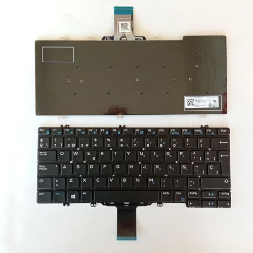 Clavier Dell Latitude E7320 E7380 finition mate haute durabilité