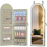LED Specchio ad Arco : Specchio a figura intera con luce bianca / bianca calda / gialla, luminosità regolabile (alimentazione tramite adattatore). Luce bianca e specchio per il trucco incorporati (alimentati a batteria, non incluse), facile da abbinare a gioielli e cosmetici