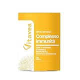 Complesso Immunità Difese Naturali – Integratore con 17 Vitamine e Minerali, Echinacea, Shiitake e Gelatina Reale – Supporto Sistema Immunitario e Riduzione della Stanchezza – 30 Capsule - Vitavea