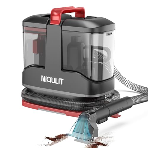 Portable Carpet and Upholstery Cleaner Machine -15Kpa Strong Suction for Rug, Couch, Car, Pet Stain, Furniture Cleaner for Home