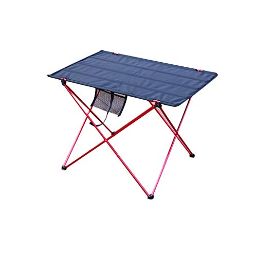 KOHARA Mesa de Exterior, Muebles de Camping Plegables portátiles, mesas de Ordenador, Escritorio Plegable Antideslizante de Color Claro para Picnic
