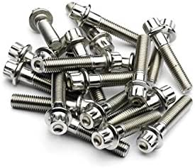 Amazon.com: SRR Hardware Raw Three Piece Split Rim Assembly Bolts M7 x ...