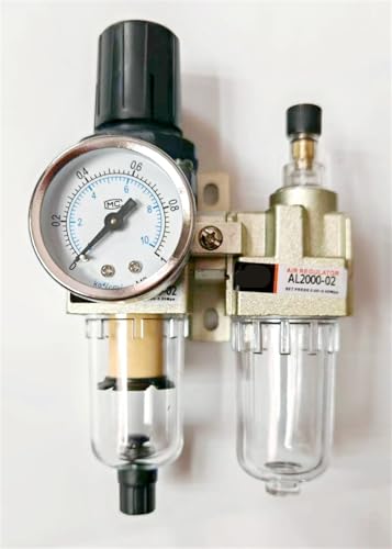 Compresseur filtre à huile AC2010-02 et régulateur piège à eau pour circuit pneumatique
