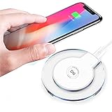 [2020 Upgraded] Fast Wireless Charger, Qi Wireless Charger Pad Compatible with Apple iPhone 11 X 8/8 Plus Samsung Note 8 S8/S8 Plus/S7/S7 Edge/S6 Nokia Universal Wireless Charger