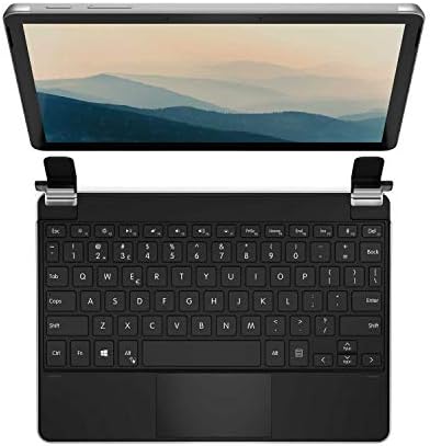Brydge 10.5 Go+ Wireless Keyboard with Precision Touchpad Compatible with Microsoft Surface Go 1 & 2, Designed for Surface (Silver)