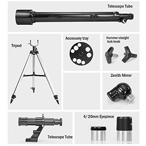Telescopio refractor 60mm para niños y adultos miniatura 7