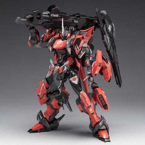 Image of Pipigirl 1 /100 Plastic Alloy Skeleton Mecha Action Figures Kits, Yan Mie, 8.66 in High, Easy to Assembly Mecha Model