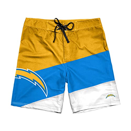 Image of FOCO Mens NFL Team Logo Color Dive Swim Boardshorts
