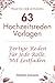 Hochzeitsreden: 63 Vorlagen für jede Rolle: Trauzeuge, Trauzeugin, Brautvater, Brautmutter, Bräutigam, Braut und Tischrede. Der komplette Leitfaden ... für jeden, der bald sprechen muss.