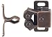 MPJ Double Roller Catch, Brown Antique Copper, with Screws, Contractor Pack (2)