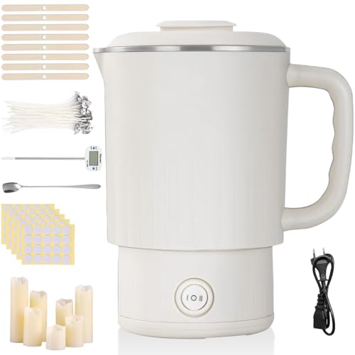 Fundidor cera revestimiento antiadherente: el kit ideal para hacer velas en casa