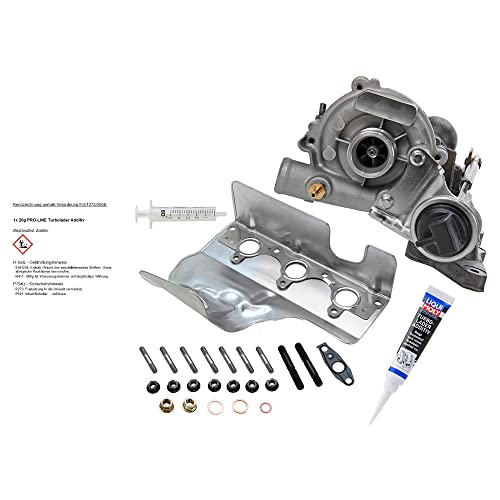 ATEC Germany 1x Turbocompressore, incluso kit di installazione, 1x Additivo per il riempimento iniziale del turbocompressore, Compatibile con SMART CABRIO (450), CITY-COUPE (450), CROSSBLADE (450)